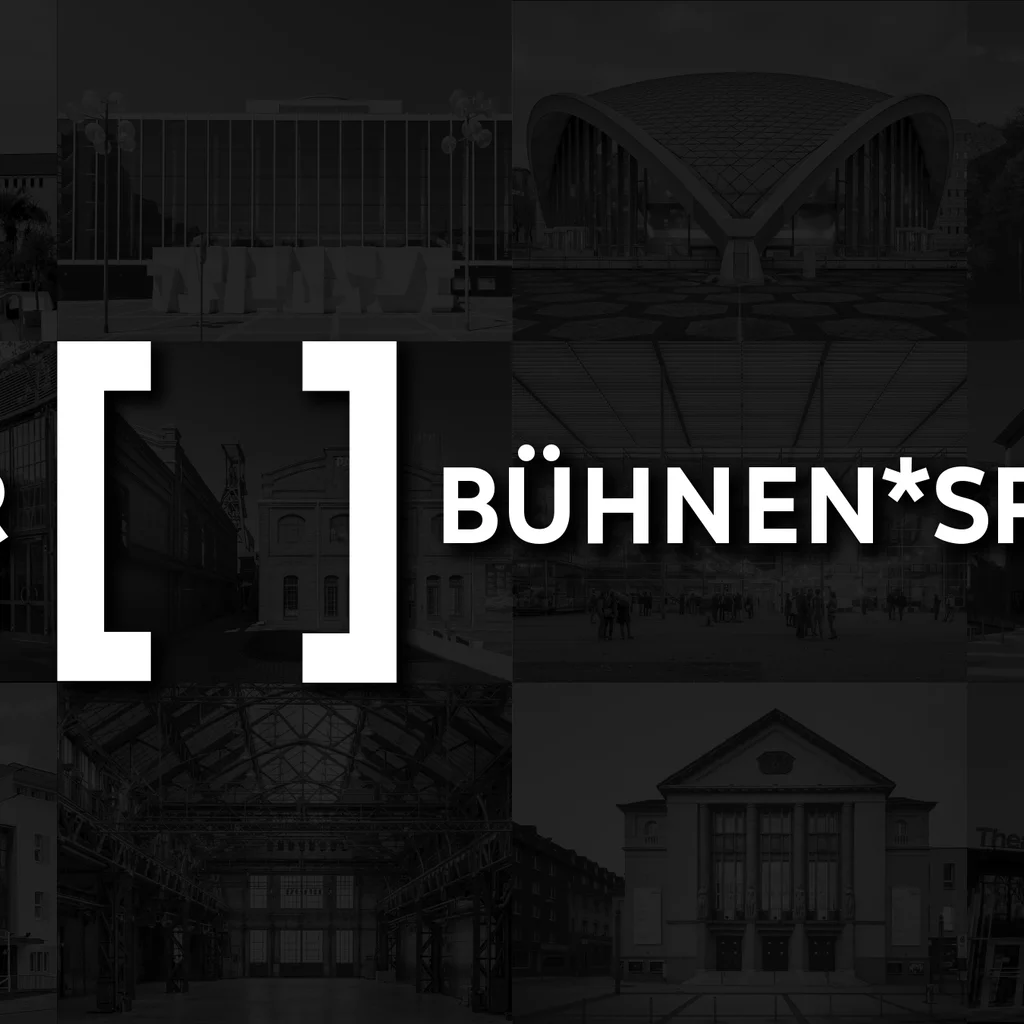 White lettering on a black background with "RuhrBühnen*Spezial"